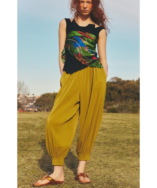 パンツ OMMO PLEATS ALADDIN PT PLEATS ALADDIN PT（スラックス）｜OMMO（オーエムエムオー）の