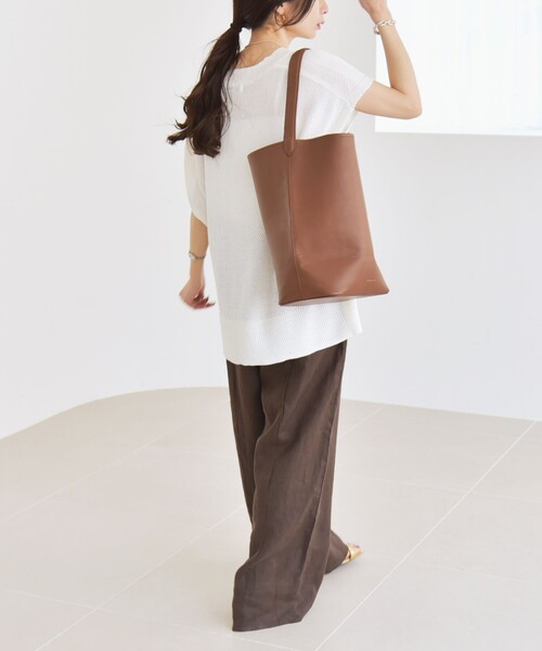 SHIPS for women / シップスウィメン quaranciel:〈手洗い可能〉ラミー ミックス Vネック ノースリーブ シアー ニット SHIPS｜quaranciel:<手洗い可能>ラミー ミックス Vネック