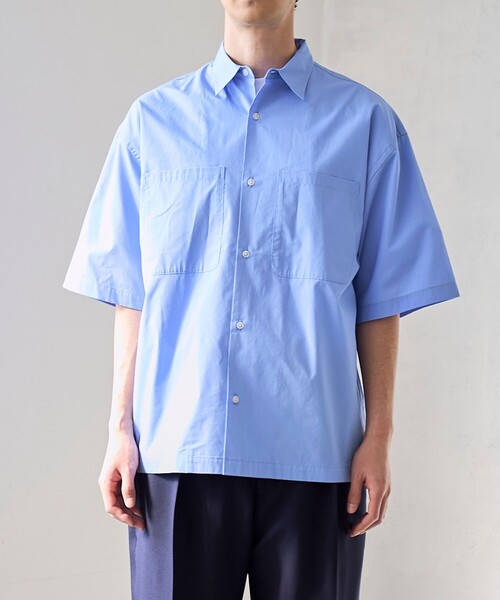 RONEL(ロネル)の「【RONEL】NCブロードシャツ(半袖)(シャツ/ブラウス・メンズ・その他/ライトブルー/クリーム・XL/L/S/M)」の13枚目の写真