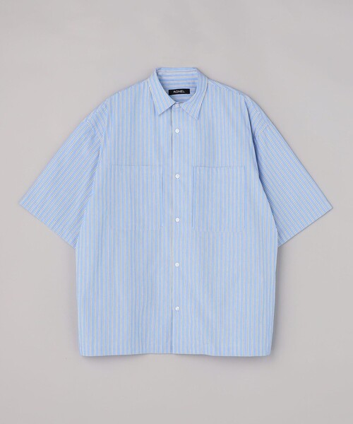 RONEL(ロネル)の「【RONEL】NCブロードシャツ(半袖)(シャツ/ブラウス・メンズ・その他/ライトブルー/クリーム・XL/L/S/M)」の16枚目の写真
