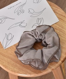 VIBGYOR Women | 【urge select】ギンガムチェック ボリュームシュシュ【7色展開】(シュシュ)