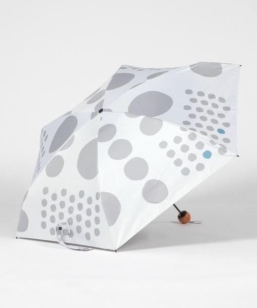 studio CLIP（スタディオクリップ）の「【daily CLIP】コンパクトミニ晴雨折り傘（折りたたみ傘・レディース・イエロー/ホワイト/グリーン/ブルー・FREE）」の2枚目の写真