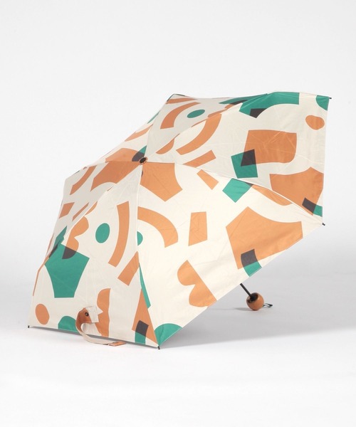 studio CLIP（スタディオクリップ）の「【daily CLIP】コンパクトミニ晴雨折り傘（折りたたみ傘・レディース・イエロー/ホワイト/グリーン/ブルー・FREE）」の3枚目の写真