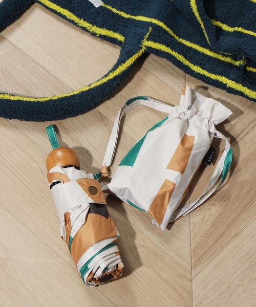 studio CLIP（スタディオクリップ）の「【daily CLIP】コンパクトミニ晴雨折り傘（折りたたみ傘・レディース・イエロー/ホワイト/グリーン/ブルー・FREE）」の5枚目の写真