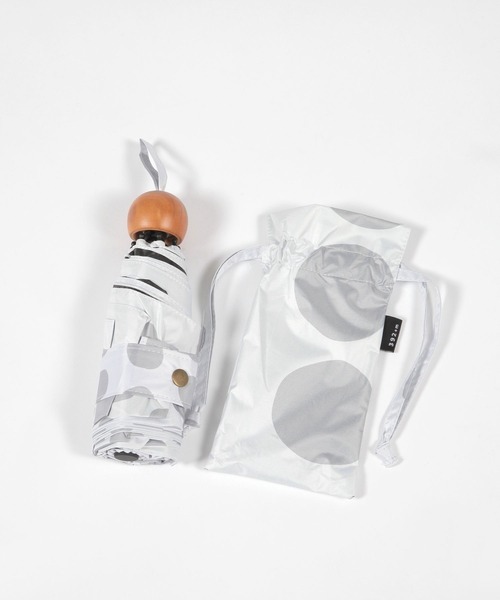 studio CLIP（スタディオクリップ）の「【daily CLIP】コンパクトミニ晴雨折り傘（折りたたみ傘・レディース・イエロー/ホワイト/グリーン/ブルー・FREE）」の7枚目の写真