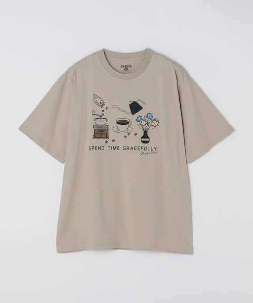 SHIPS Colors(シップス カラーズ)の「SHIPS Colors: パッチワーク プリント Tシャツ(Tシャツ/カットソー・メンズ・ダークグレー/ライトグレー/ライトホワイト/カーキ・SMALL/MEDIUM/LARGE/X-LARGE)」の12枚目の写真