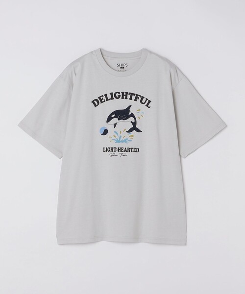 SHIPS Colors(シップス カラーズ)の「SHIPS Colors: パッチワーク プリント Tシャツ(Tシャツ/カットソー・メンズ・ダークグレー/ライトグレー/ライトホワイト/カーキ・SMALL/MEDIUM/LARGE/X-LARGE)」の11枚目の写真