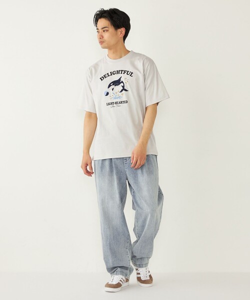 SHIPS Colors(シップス カラーズ)の「SHIPS Colors: パッチワーク プリント Tシャツ(Tシャツ/カットソー・メンズ・ダークグレー/ライトグレー/ライトホワイト/カーキ・SMALL/MEDIUM/LARGE/X-LARGE)」の22枚目の写真