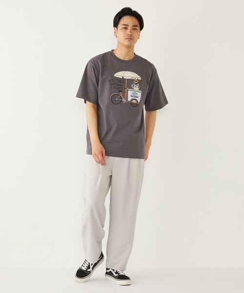 SHIPS Colors(シップス カラーズ)の「SHIPS Colors: パッチワーク プリント Tシャツ(Tシャツ/カットソー・メンズ・ダークグレー/ライトグレー/ライトホワイト/カーキ・SMALL/MEDIUM/LARGE/X-LARGE)」の21枚目の写真