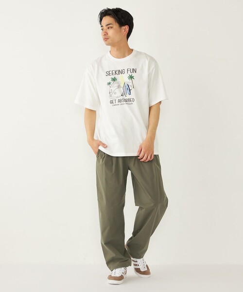 SHIPS Colors(シップス カラーズ)の「SHIPS Colors: パッチワーク プリント Tシャツ(Tシャツ/カットソー・メンズ・ダークグレー/ライトグレー/ライトホワイト/カーキ・SMALL/MEDIUM/LARGE/X-LARGE)」の17枚目の写真