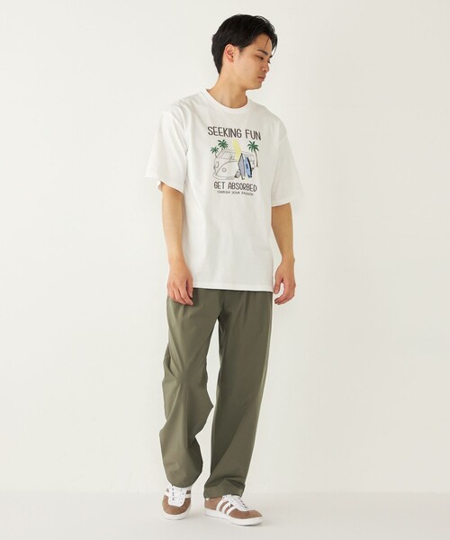 SHIPS Colors(シップス カラーズ)の「SHIPS Colors: パッチワーク プリント Tシャツ(Tシャツ/カットソー・メンズ・ダークグレー/ライトグレー/ライトホワイト/カーキ・SMALL/MEDIUM/LARGE/X-LARGE)」の16枚目の写真
