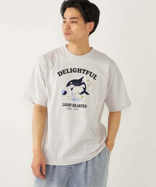 SHIPS Colors(シップス カラーズ)の「SHIPS Colors: パッチワーク プリント Tシャツ(Tシャツ/カットソー・メンズ・ダークグレー/ライトグレー/ライトホワイト/カーキ・SMALL/MEDIUM/LARGE/X-LARGE)」の15枚目の写真