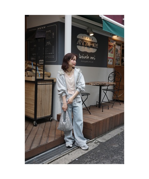 JUMELLE(ジュメロ)の「drawing flower sheer T(Tシャツ/カットソー・レディース・ピンク・FREE)」の13枚目の写真