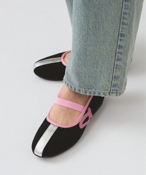 Ray BEAMS（レイビームス）の「【別注】Anniel / スエード スニーカー（スニーカー・レディース・シルバー/ブラック・36/39/38/37）」の4枚目の写真