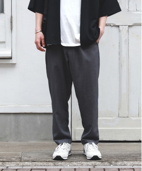 BACK NUMBER（バックナンバー）の「【店舗で人気】【BACK NUMBER】「接触冷感・イージーケア・イージーウエスト」「BENRY」サマーイージーパンツ（その他パンツ・メンズ・グレー/ブラック/オリーブ/サックスブルー/ライトベージュ・L/XL/M）」の3枚目の写真