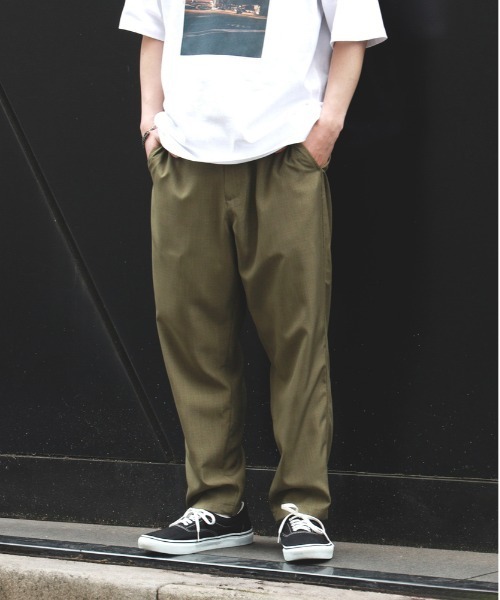 BACK NUMBER（バックナンバー）の「【店舗で人気】【BACK NUMBER】「接触冷感・イージーケア・イージーウエスト」「BENRY」サマーイージーパンツ（その他パンツ・メンズ・グレー/ブラック/オリーブ/サックスブルー/ライトベージュ・L/XL/M）」の5枚目の写真