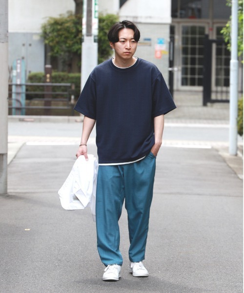 BACK NUMBER（バックナンバー）の「【店舗で人気】【BACK NUMBER】「接触冷感・イージーケア・イージーウエスト」「BENRY」サマーイージーパンツ（その他パンツ・メンズ・グレー/ブラック/オリーブ/サックスブルー/ライトベージュ・L/XL/M）」の18枚目の写真