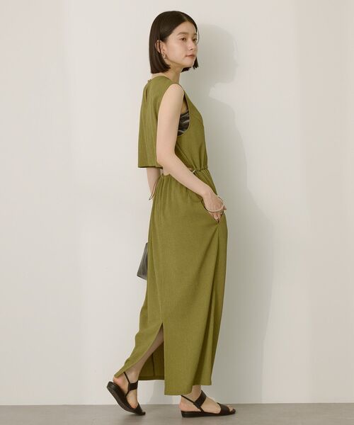 AMERICAN HOLIC（アメリカンホリック）の「バックホールドロストIラインワンピース（ワンピース・レディース・ブラック/カーキ/ワインレッド/ベージュ・L/M）」の9枚目の写真