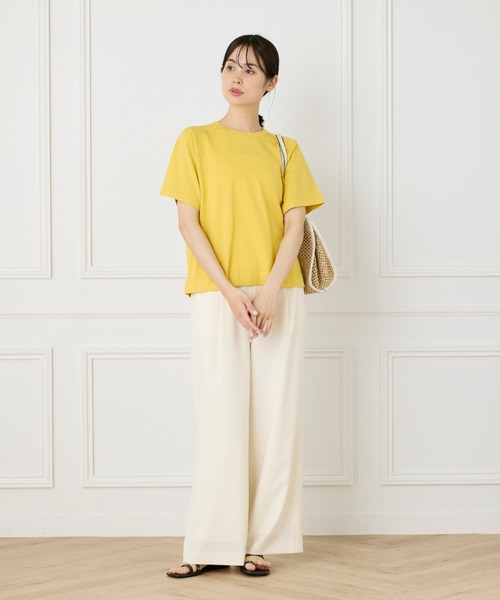 セール】【WEB限定】Tシャツ風プルオーバーニット（ニット