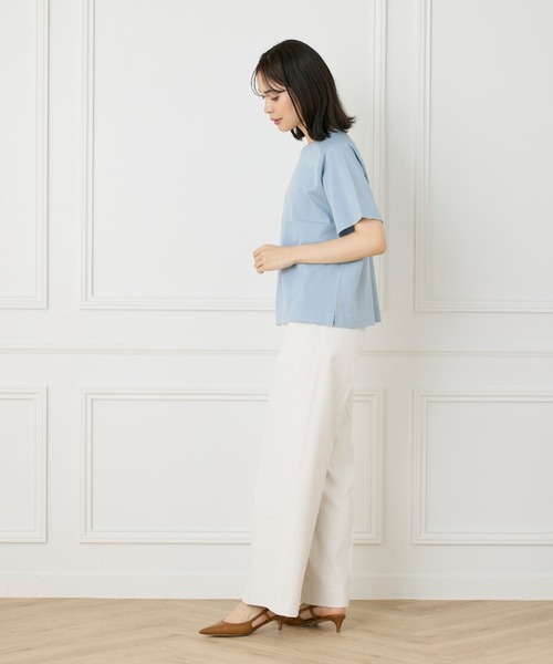 セール】【WEB限定】Tシャツ風プルオーバーニット（ニット