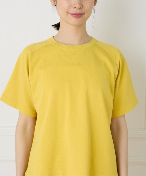 INED（イネド）の「【WEB限定】Tシャツ風プルオーバーニット（ニット/セーター・レディース・サックスブルー/オフホワイト/ネイビー/マスタード・9号）」の16枚目の写真