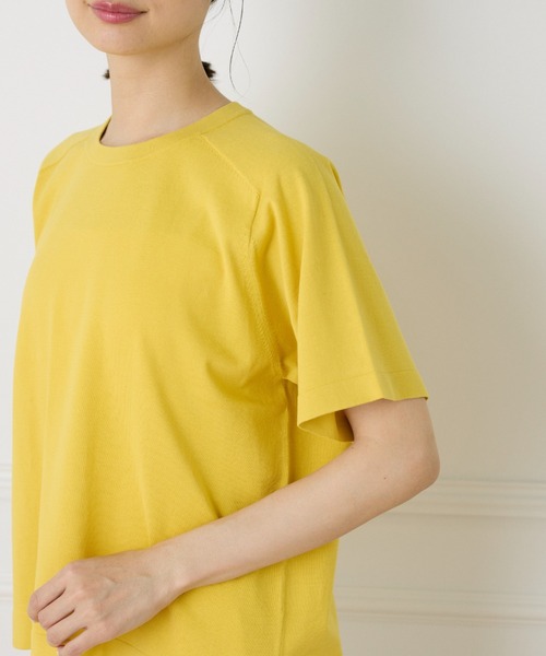ニット セーター 「WEB限定」Tシャツ風プルオーバーニット レディース フレアシルエットニットプルオーバー（ニット/セーター