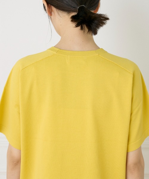 ニット セーター 「WEB限定」Tシャツ風プルオーバーニット レディース セール】【WEB限定】Tシャツ風プルオーバーニット（ニット