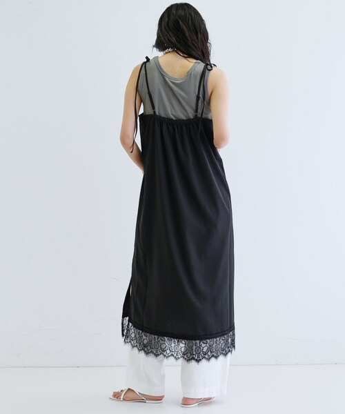 GALLEST（ギャレスト）の「【一部店舗限定】レースキャミワンピース（ワンピース・レディース・グレー/ブラック・38）」の16枚目の写真