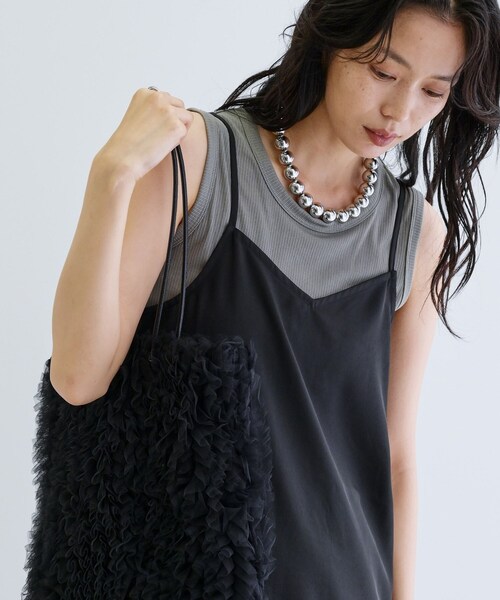 GALLEST（ギャレスト）の「【一部店舗限定】レースキャミワンピース（ワンピース・レディース・グレー/ブラック・38）」の21枚目の写真