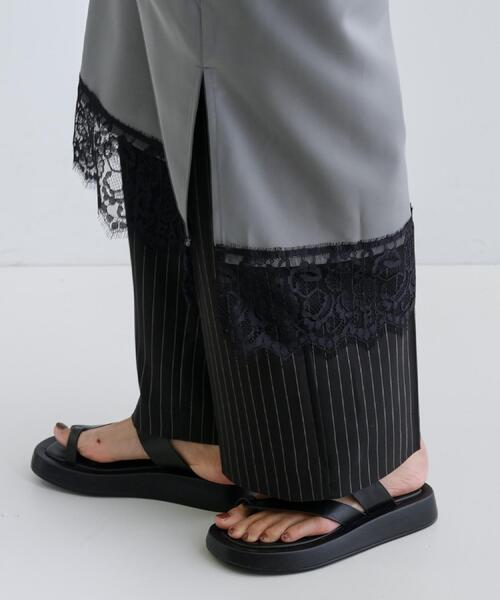 GALLEST（ギャレスト）の「【一部店舗限定】レースキャミワンピース（ワンピース・レディース・グレー/ブラック・38）」の8枚目の写真