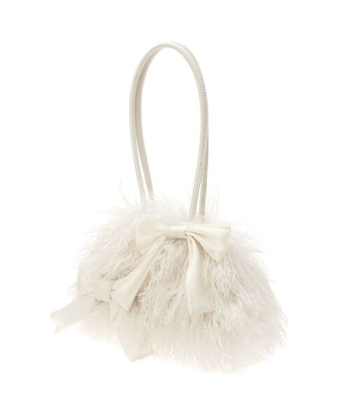 merry jenny（メリージェニー）の「ribbonフェイクファーボストンbag（ボストンバッグ・レディース・ピンク/オフホワイト・FREE）」の16枚目の写真