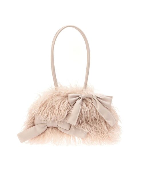 merry jenny（メリージェニー）の「ribbonフェイクファーボストンbag（ボストンバッグ・レディース・ピンク/オフホワイト・FREE）」の20枚目の写真