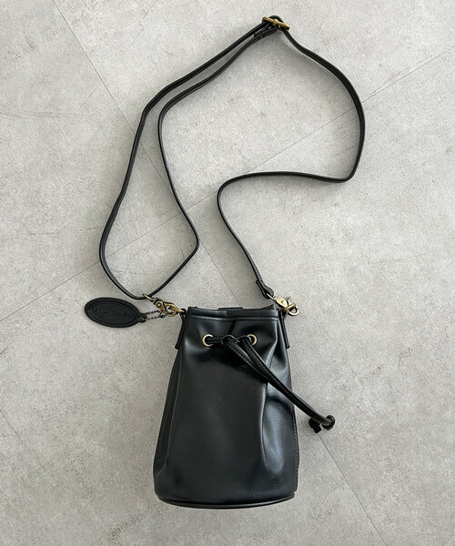 CPCM（シーピーシーエム）の「PU巾着ショルダーバッグ（ショルダーバッグ・メンズ・ブラウン/キャメル/ブラック・FREE）」の4枚目の写真