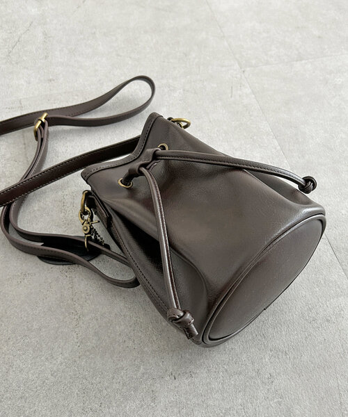CPCM（シーピーシーエム）の「PU巾着ショルダーバッグ（ショルダーバッグ・メンズ・ブラウン/キャメル/ブラック・FREE）」の10枚目の写真