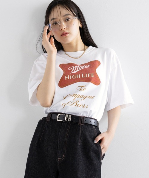 GOOD ROCK SPEED/BEERプリントTシャツ（Tシャツ/カットソー