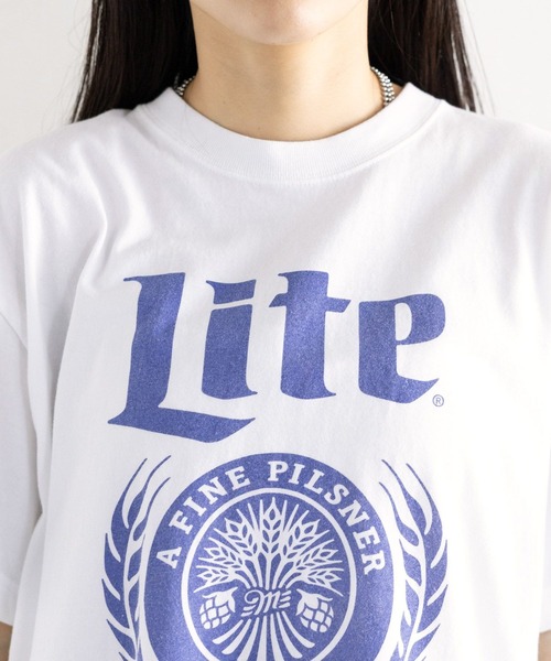 GOOD ROCK SPEED/BEERプリントTシャツ（Tシャツ/カットソー