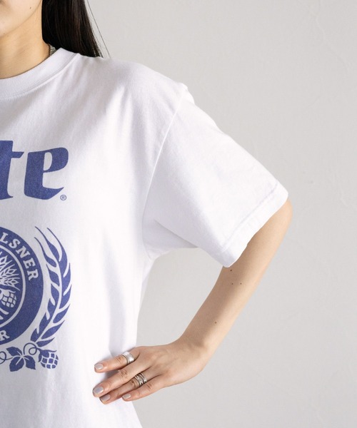 GOOD ROCK SPEED/BEERプリントTシャツ（Tシャツ/カットソー