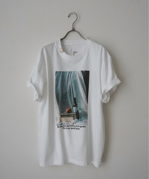 Lynn.（リン）の「THE HOLIDAY TEE（Tシャツ/カットソー・レディース・ホワイト・M/S）」の6枚目の写真