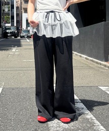 3.3 Field Trip／レース付きスウェットパンツ