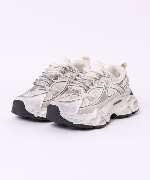 shoes365（シューズスリーシックスファイヴ）の「脚長ダッドスニーカー（スニーカー・メンズ・オフホワイト/ブラック/ホワイト・24.5cm/25.5cm/26.5cm/25.0cm/26.0cm/27.0cm）」の7枚目の写真