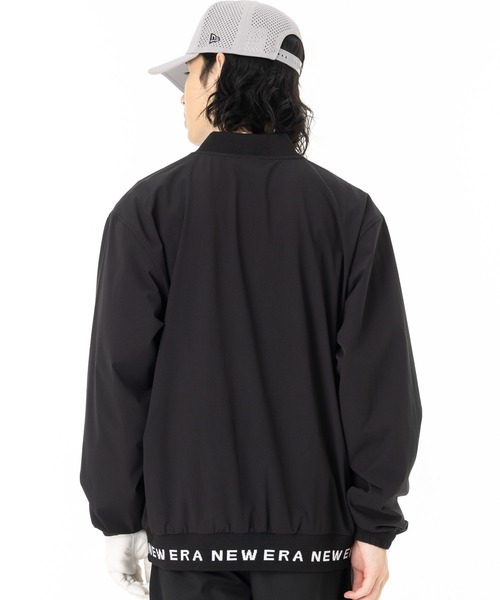 ニューエラゴルフ NEWERA ウーブン プルオーバー ブラック M ウィンドプルオーバー ジャカードロゴ ブラック | ゴルフ