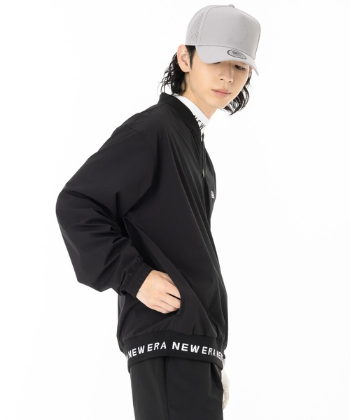 ニューエラゴルフ NEWERA ウーブン プルオーバー ブラック L ウィンドプルオーバー ジャカードロゴ ブラック | ゴルフ