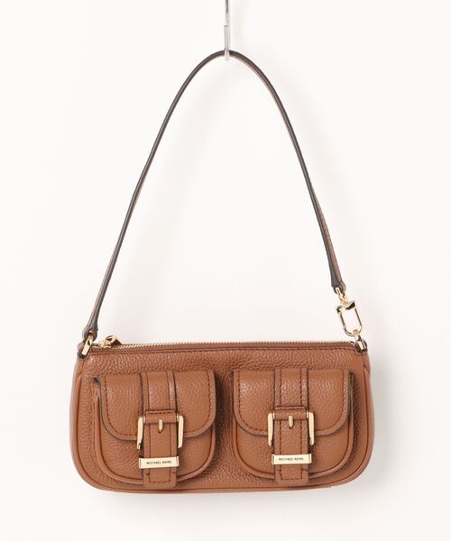 MICHAEL KORS(マイケルコース)の「ZOE ぺブル レザー ポシェット ショルダー スモール(ショルダーバッグ・レディース・ブラウン系・FREE)」の5枚目の写真