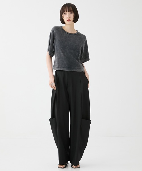 STUDIOUS/ステュディオス】Barrel Leg Cargo Trousers/バレル