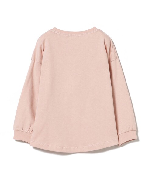BEAMS mini（ビームスミニ）の「スマイルロゴ ビッグ ロングスリーブ Tシャツ 2025FW（90～140cm）（Tシャツ/カットソー・キッズ・ホワイト系その他5/オリーブ/クリーム/ピンク・90/110/140/100/120/130）」の12枚目の写真