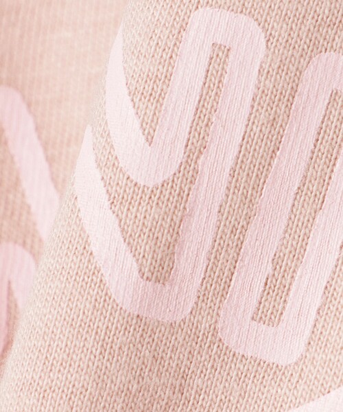 BEAMS mini（ビームスミニ）の「スマイルロゴ ビッグ ロングスリーブ Tシャツ 2025FW（90～140cm）（Tシャツ/カットソー・キッズ・ホワイト系その他5/オリーブ/クリーム/ピンク・90/110/140/100/120/130）」の13枚目の写真