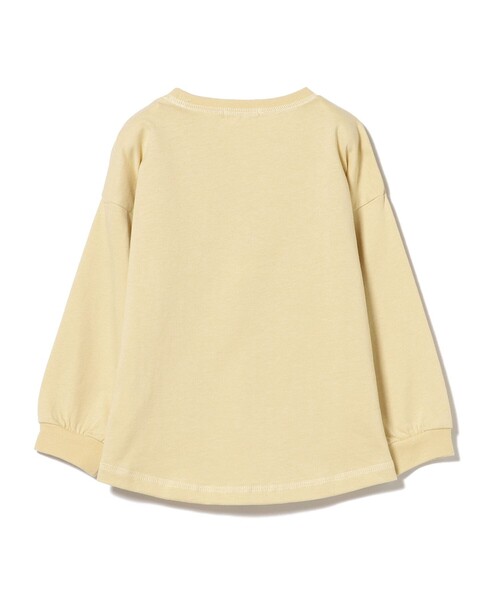 BEAMS mini（ビームスミニ）の「スマイルロゴ ビッグ ロングスリーブ Tシャツ 2025FW（90～140cm）（Tシャツ/カットソー・キッズ・ホワイト系その他5/オリーブ/クリーム/ピンク・90/110/140/100/120/130）」の15枚目の写真