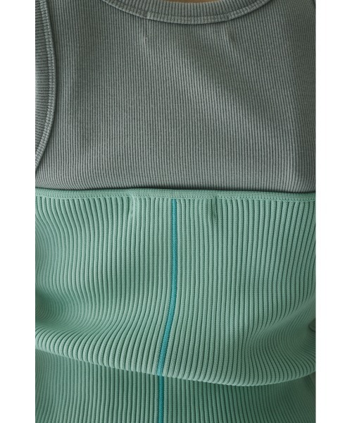 HeRIN.CYE（ヘリンドットサイ）の「Front button knit bustier　　フロントボタンニットビスチェ（ニット/セーター・レディース・ミント/グレー/レッド/ブラウン・FREE）」の22枚目の写真