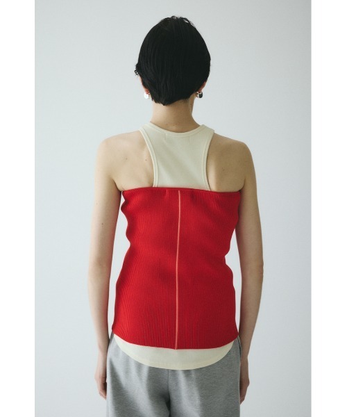 ニット セーター Front button knit bustier　　フロントボタンニットビスチェ レディース Front button knit bustier フロントボタンニットビスチェ
