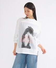 tシャツ 「T-SHIRT COLLECTION開催」NOMADIS / CHERISH ロングスリーブ Tシャツ レディース NOMADIS｜ノマディス（レディース）のTシャツ/カットソー（長袖